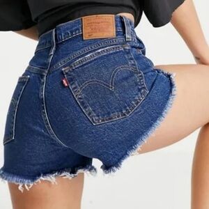 Levi's 501 Women's Blue Denim Shorts size W31